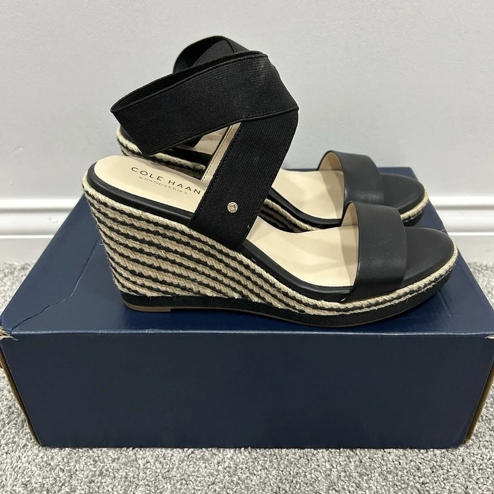 Women's‎ Cole Haan Cloudfeel Comfort Slip On Espadrille Wendge 9.5